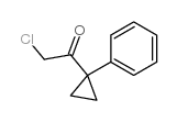 Ethanone, 2-chloro-1-(1-phenylcyclopropyl)- (9CI) structure