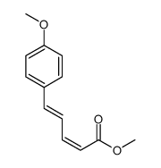 methyl (2Z,4E)-5-(4-methoxyphenyl)penta-2,4-dienoate结构式