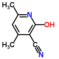 3-Cyano-4,6-Dimethyl-2-Hydroxypyridine structure