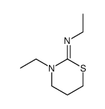 ethyl-(3-ethyl-tetrahydro-[1,3]thiazin-2-yliden)-amine结构式