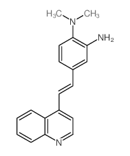 1,2-Benzenediamine,N1,N1-dimethyl-4-[2-(4-quinolinyl)ethenyl]- Structure