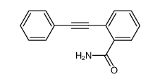 2-(2-phenylethynyl)benzonitrile Structure