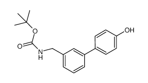 tert-butyl [(4'-hydroxybiphenyl-3-yl)methyl]carbamate Structure