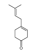 4-(3-methylbut-2-enyl)cyclohex-3-en-1-one结构式