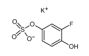 potassium 3-fluoro4-hydroxyphenylsulphate结构式