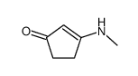 3-(methylamino)cyclopent-2-en-1-one结构式