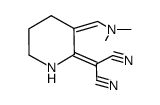 (Z)-2-(3-((dimethylamino)methylene)piperidin-2-ylidene)malononitrile结构式