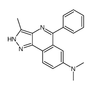 N,N,3-trimethyl-5-phenyl-2H-pyrazolo[4,3-c]isoquinolin-7-amine Structure