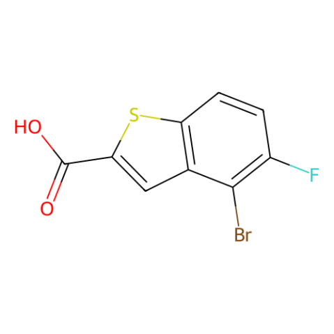 4-bromo-5-fluoro-1-benzothiophene-2-carboxylic acid图片