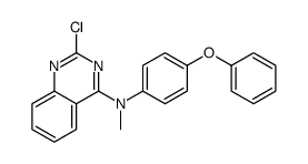 2-chloro-N-methyl-N-(4-phenoxyphenyl)quinazolin-4-amine结构式