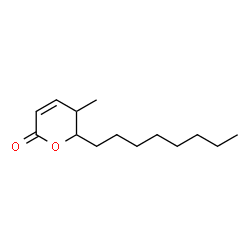 2H-Pyran-2-one,5,6-dihydro-5-methyl-6-octyl-(9CI)结构式