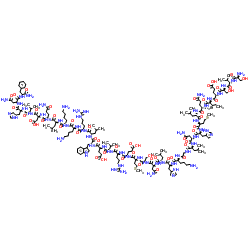 pTH (1-34) amide (human) trifluoroacetate salt结构式