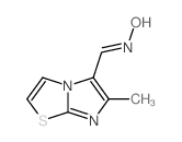 Imidazo[2,1-b]thiazole-5-carboxaldehyde, 6-methyl-, oxime Structure