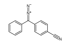 4-[diazo(phenyl)methyl]benzonitrile Structure