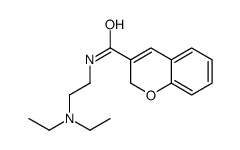N-[2-(diethylamino)ethyl]-2H-chromene-3-carboxamide Structure
