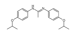 N1,N2-Bis(p-isopropoxyphenyl)acetamidine结构式