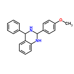 2-(4-Methoxyphenyl)-4-phenyl-1,2,3,4-tetrahydroquinazoline Structure