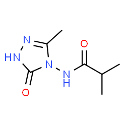 Propanamide,N-(1,5-dihydro-3-methyl-5-oxo-4H-1,2,4-triazol-4-yl)-2-methyl- structure