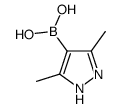 (3,5-dimethyl-1H-pyrazol-4-yl)boronic acid结构式