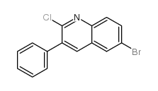 6-Bromo-2-chloro-3-phenylquinoline structure