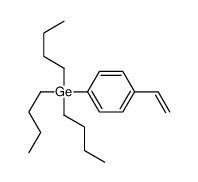 tributyl-(4-ethenylphenyl)germane Structure
