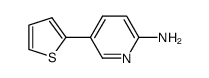 5-Thiophen-2-yl-pyridin-2-ylamine结构式