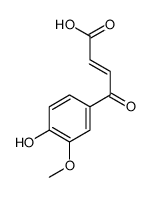 2-Butenoic acid, 4-(4-hydroxy-3-methoxyphenyl)-4-oxo-, (E)- picture