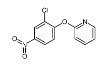 2-(2-chloro-4-nitrophenoxy)pyridine Structure