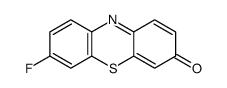 7-fluorophenothiazin-3-one结构式