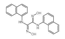 Ethanediimidamide,N1,N2-dihydroxy-N1,N2-di-1-naphthalenyl- structure