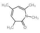 1,3,5,7-tetramethyl-3H-azepin-2-one结构式