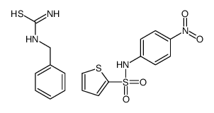 benzylthiourea,N-(4-nitrophenyl)thiophene-2-sulfonamide结构式