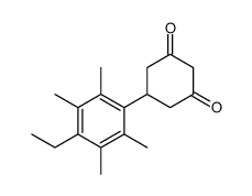 5-(4-ethyl-2,3,5,6-tetramethylphenyl)cyclohexane-1,3-dione Structure