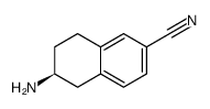 6-AMINO-5,6,7,8-TETRAHYDRONAPHTHALENE-2-CARBONITRILE结构式