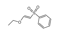 (E)-[(2-ethoxyvinyl)sulfonyl]benzene结构式