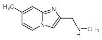 N,7-二甲基-咪唑并[1,2-a]吡啶-2-甲胺结构式