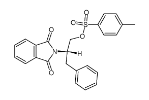 (-)-N,N-Phthaloyl-O1-tosyl-L-phenylalaninol结构式