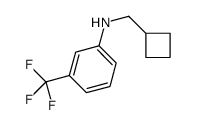 CYCLOBUTYLMETHYL-(3-TRIFLUOROMETHYL-PHENYL)-AMINE structure