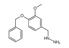 (4-苄氧基-3-甲氧基苄基)-肼结构式