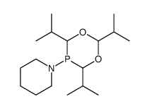 1-[2,4,6-tri(propan-2-yl)-1,3,5-dioxaphosphinan-5-yl]piperidine Structure