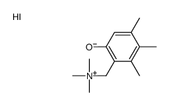(6-hydroxy-2,3,4-trimethylphenyl)methyl-trimethylazanium,iodide Structure