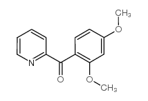 2-(2,4-DIMETHOXYBENZOYL)PYRIDINE结构式