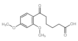 6-(2,4-dimethoxyphenyl)-6-oxohexanoic acid Structure
