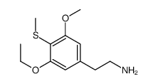 2-(3-ethoxy-5-methoxy-4-methylsulfanylphenyl)ethanamine结构式