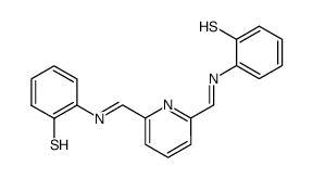 2,2'-((pyridine-2,6-diylbis(methanylylidene))bis(azanylylidene))dibenzenethiol结构式