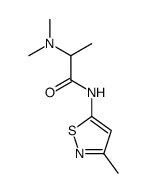 2-(dimethylamino)-N-(3-methyl-1,2-thiazol-5-yl)propanamide Structure