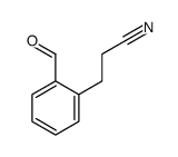 Benzenepropanenitrile, 2-formyl- (9CI) picture