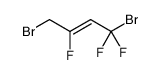 2-Butene, 1,4-dibromo-1,1,3-trifluoro Structure