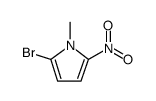 1H-Pyrrole, 2-bromo-1-methyl-5-nitro Structure