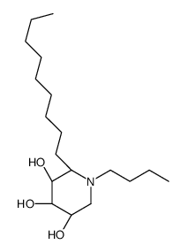 (2R,3S,4S,5R)-1-butyl-2-nonylpiperidine-3,4,5-triol结构式